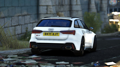 Fictional 2021 Audi RS6 Unmarked