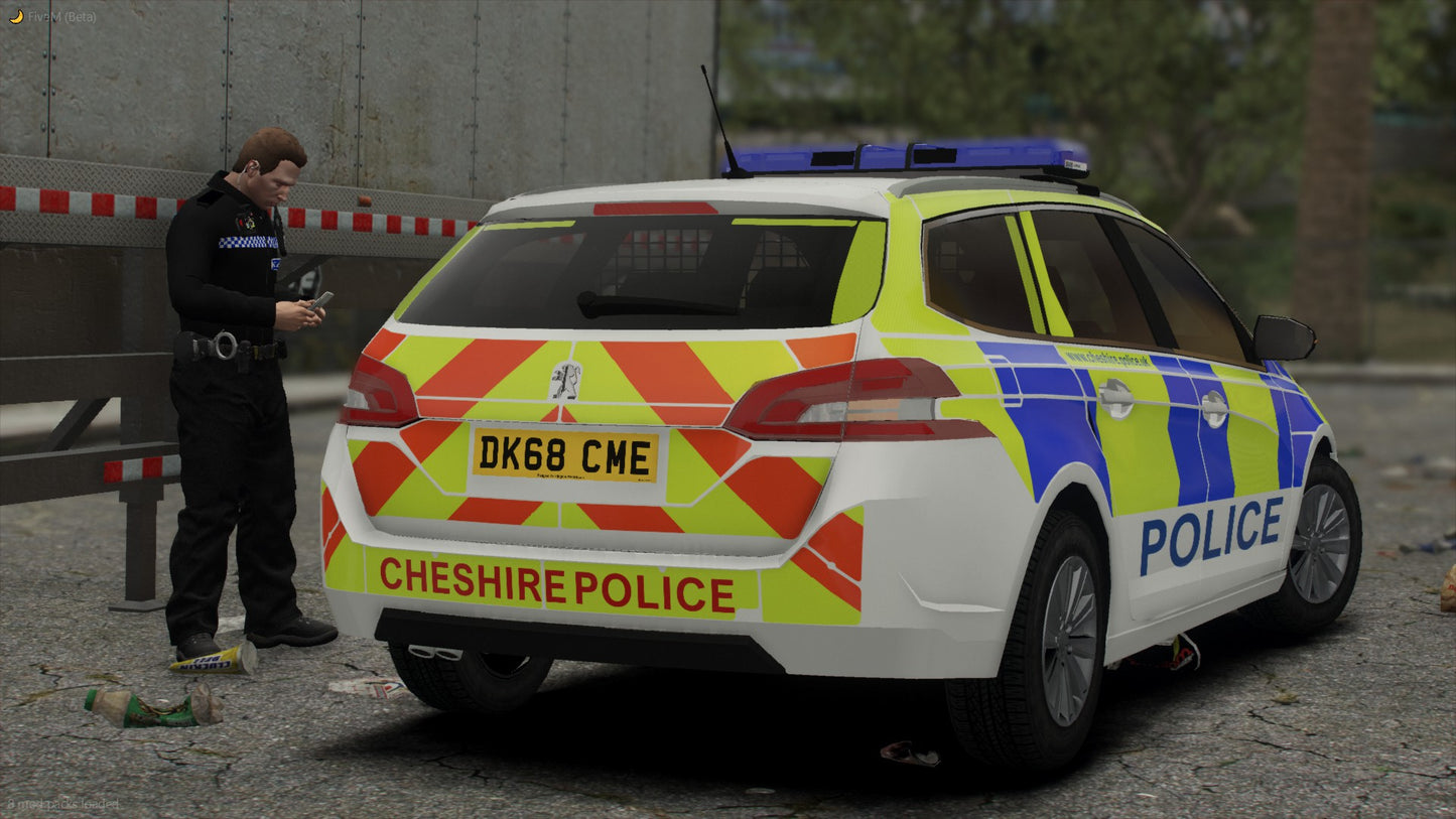 Cheshire Constabulary 2018 Peugeot 308SW