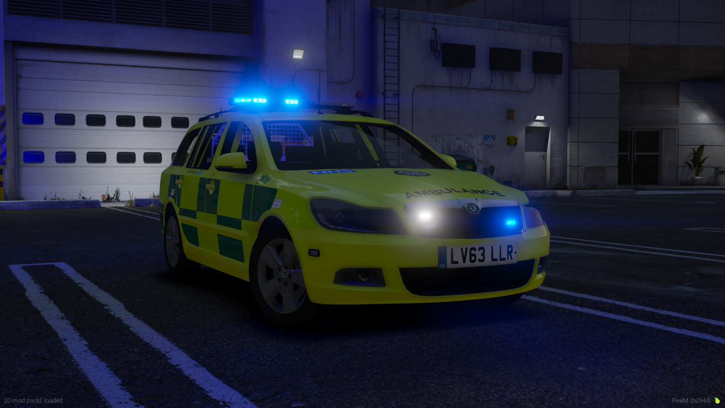 London Ambulance Service Skoda Octavia's | ELS & NonELS