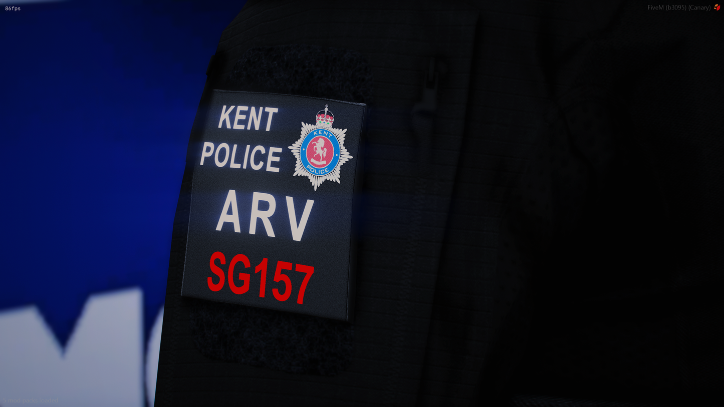 Kent Police ARV Patch