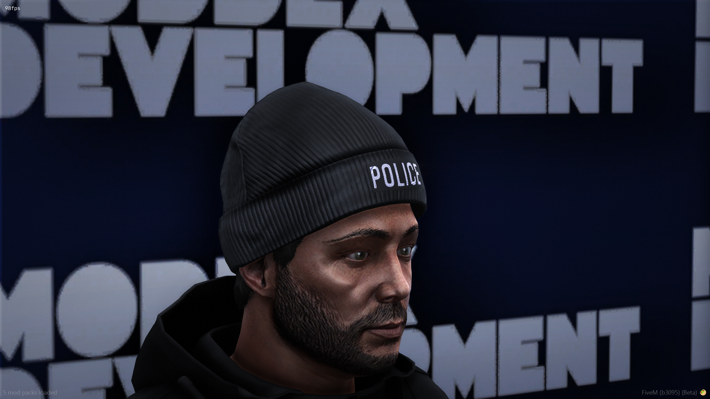 Police Beanie Hat