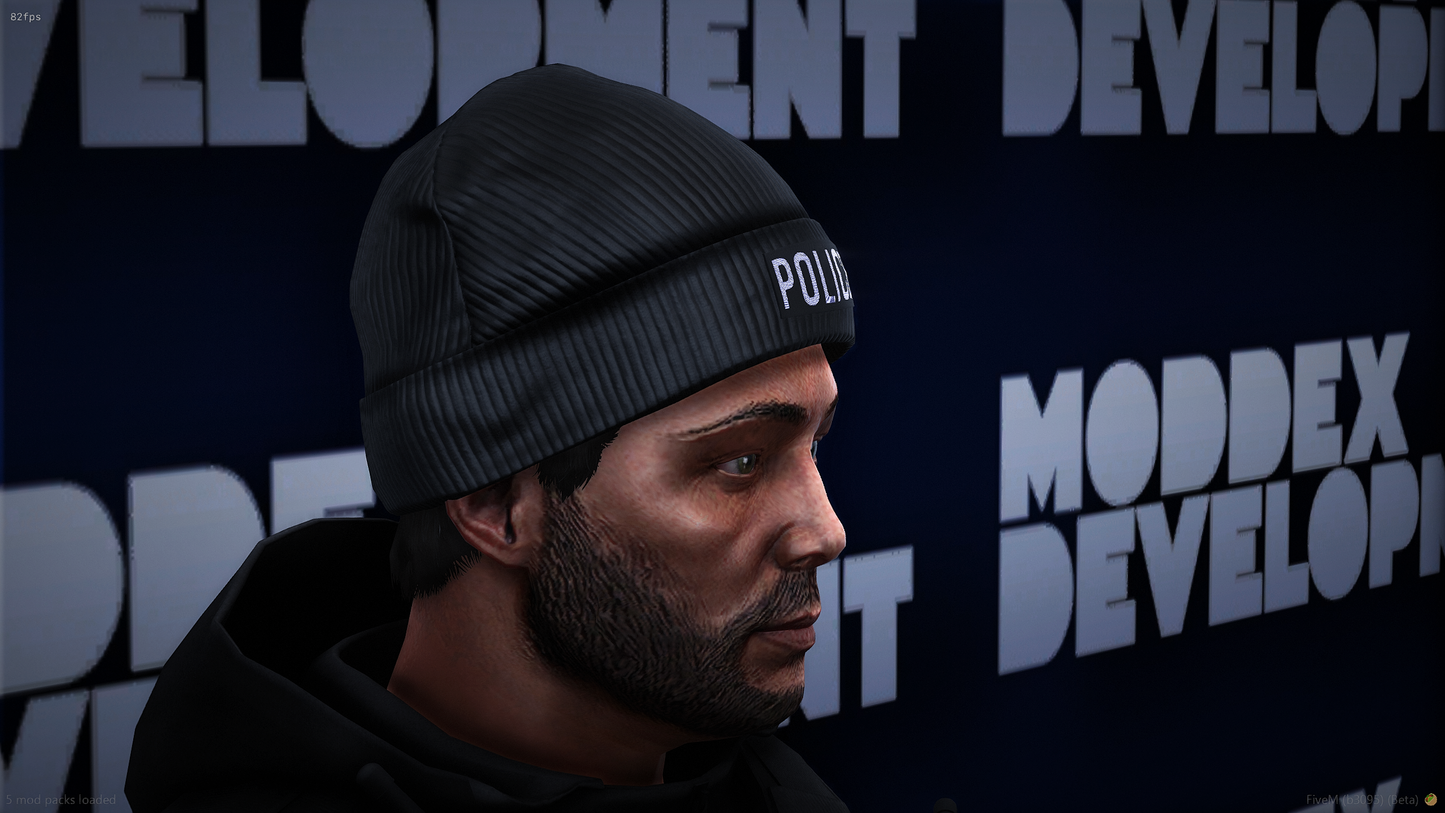 Police Beanie Hat