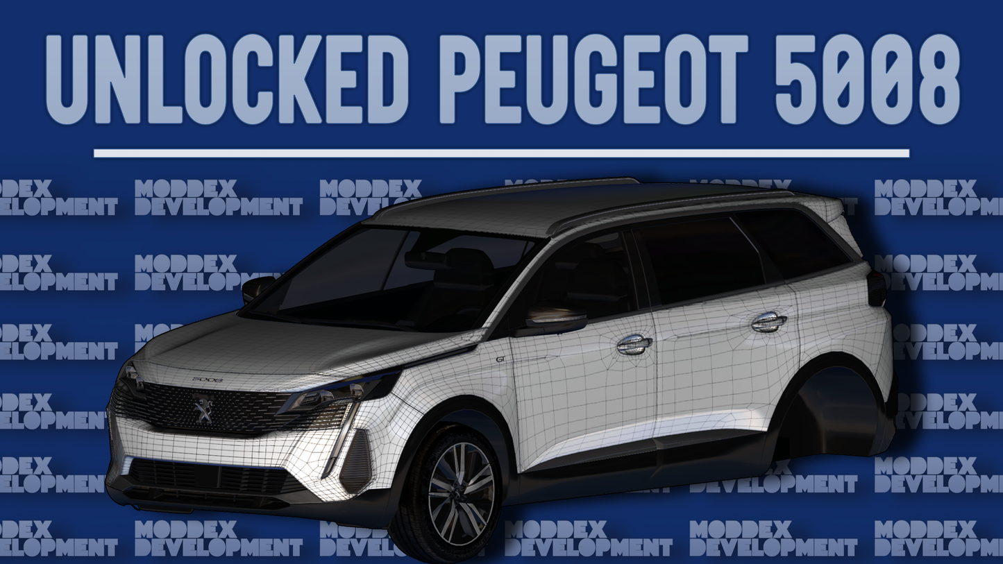 2021 Peugeot 5008 Development Model