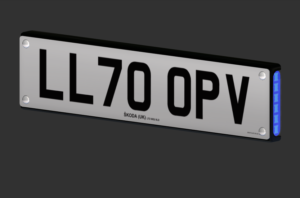 Gecko 6 R65 Style Stealth Plate.