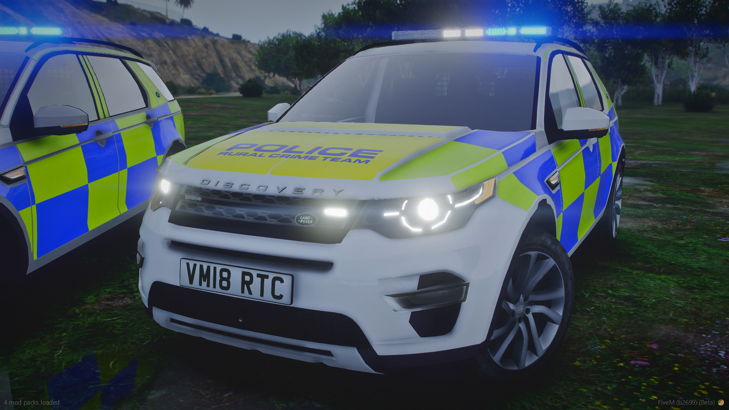 Generic Rural Crime Team Land Rover Discovery 2018 (V2)