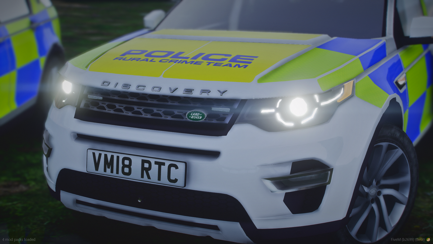 Generic Rural Crime Team Land Rover Discovery 2018 (V2)