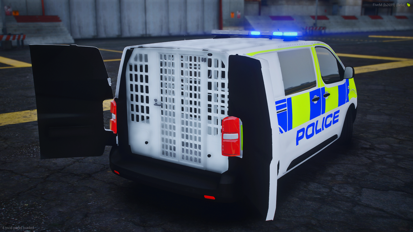 Generic Response Prisoner Transport Vehicle Pack