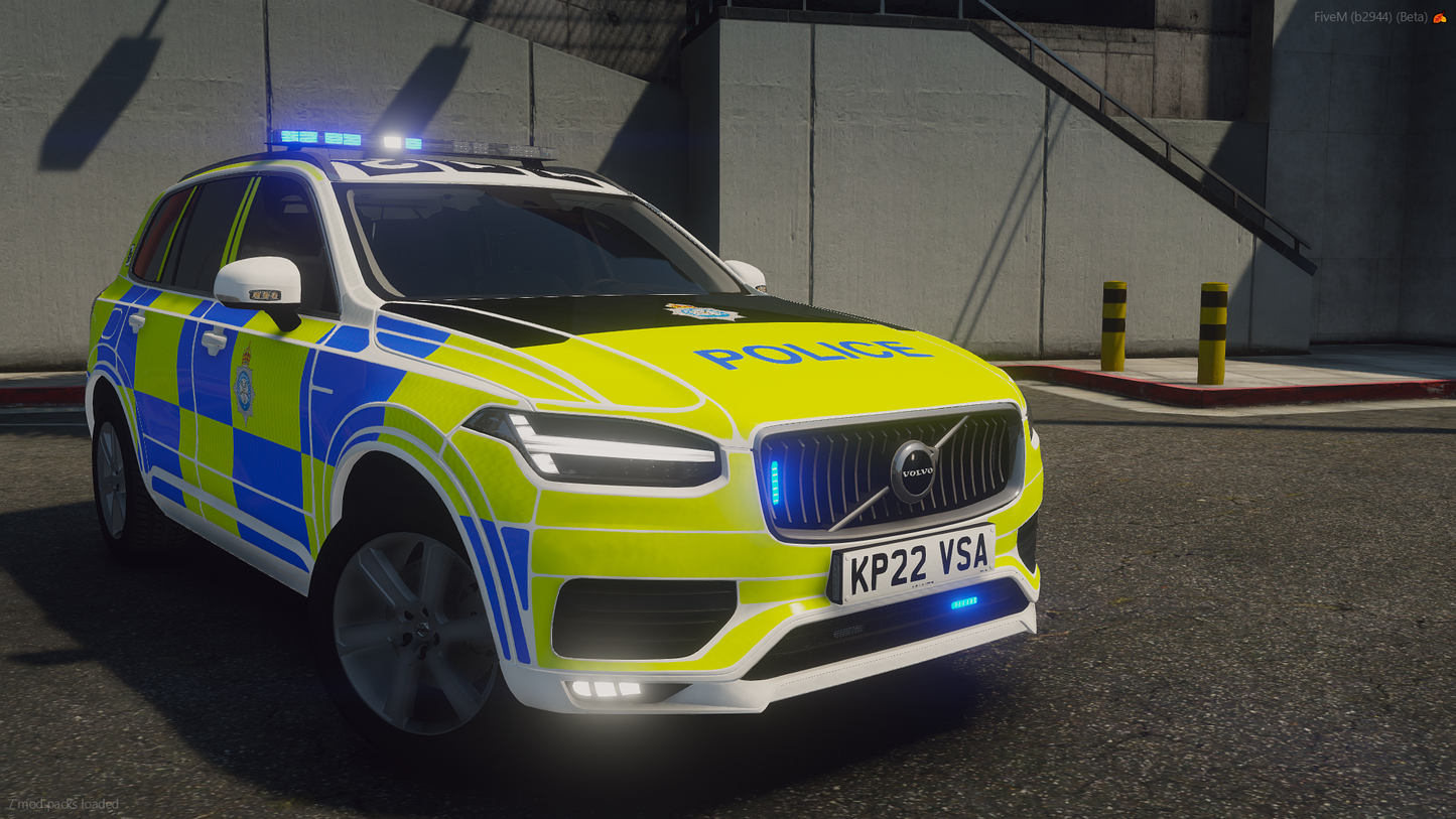 North Yorkshire Police Firearms Volvo XC90