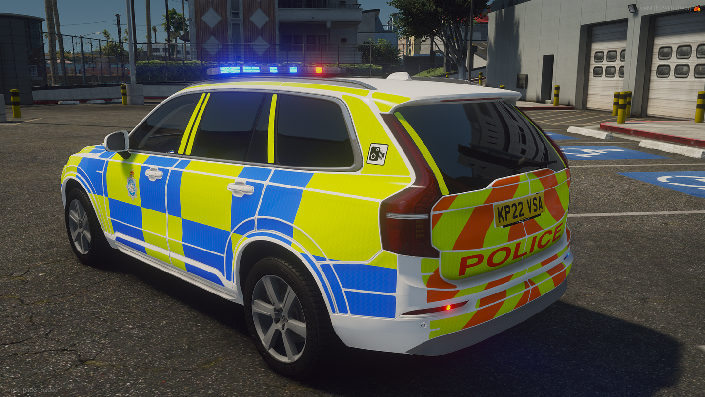 North Yorkshire Police Firearms Volvo XC90