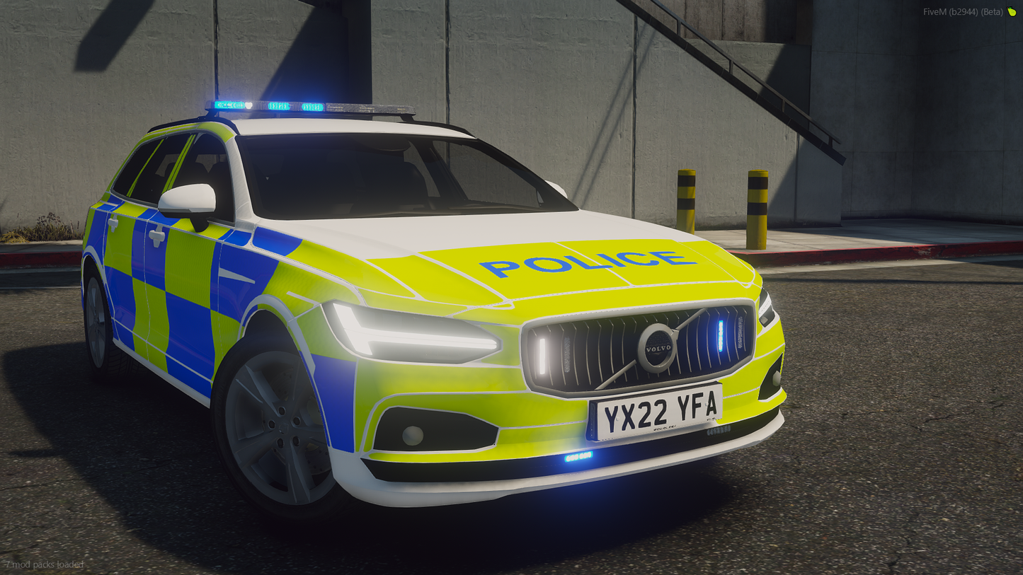 Marked Traffic Volvo V90 2022