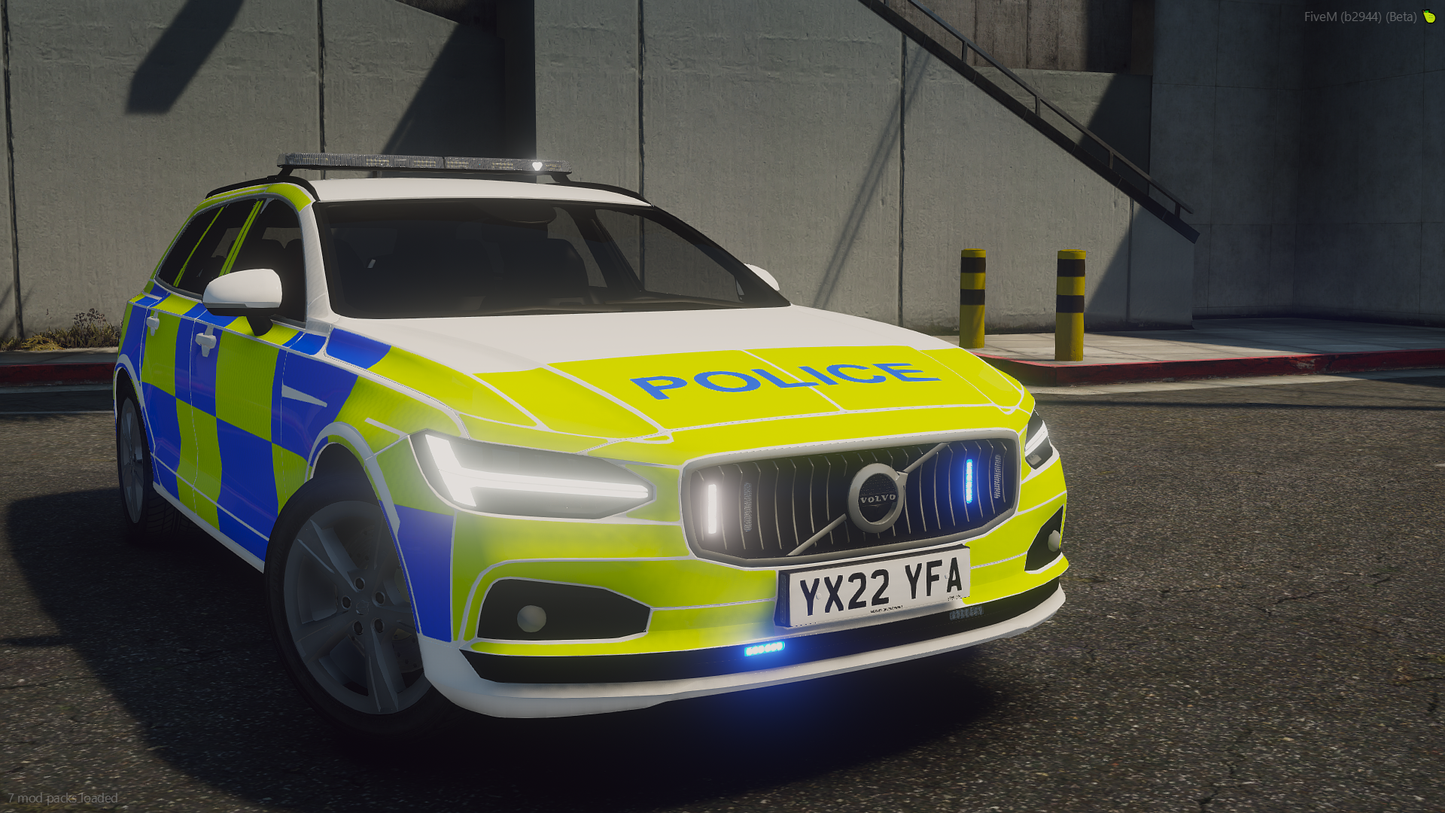 Marked Traffic Volvo V90 2022