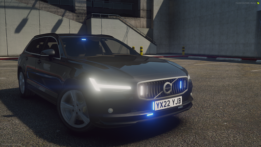 Unmarked Traffic Volvo V90 2022