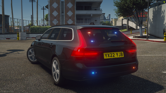 Unmarked Traffic Volvo V90 2022