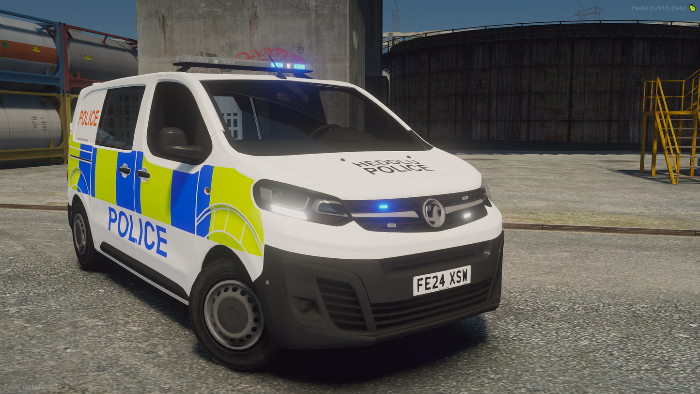 2023 & 2024 South Wales Police Vauxhall Vivaro Pack