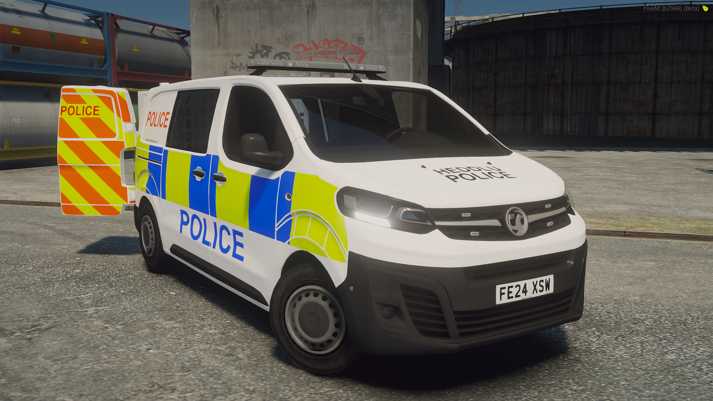 2023 & 2024 South Wales Police Vauxhall Vivaro Pack