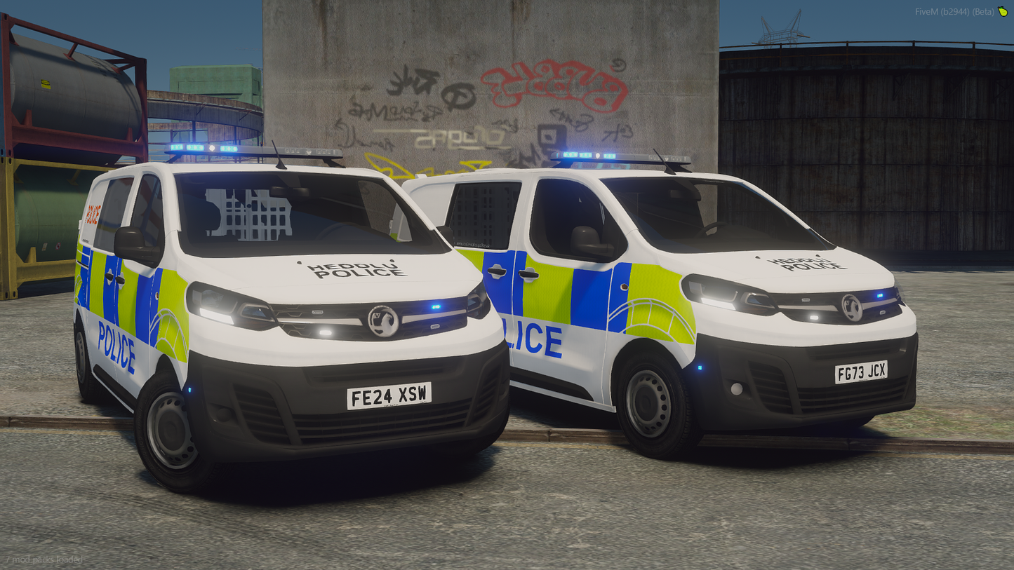 2023 & 2024 South Wales Police Vauxhall Vivaro Pack