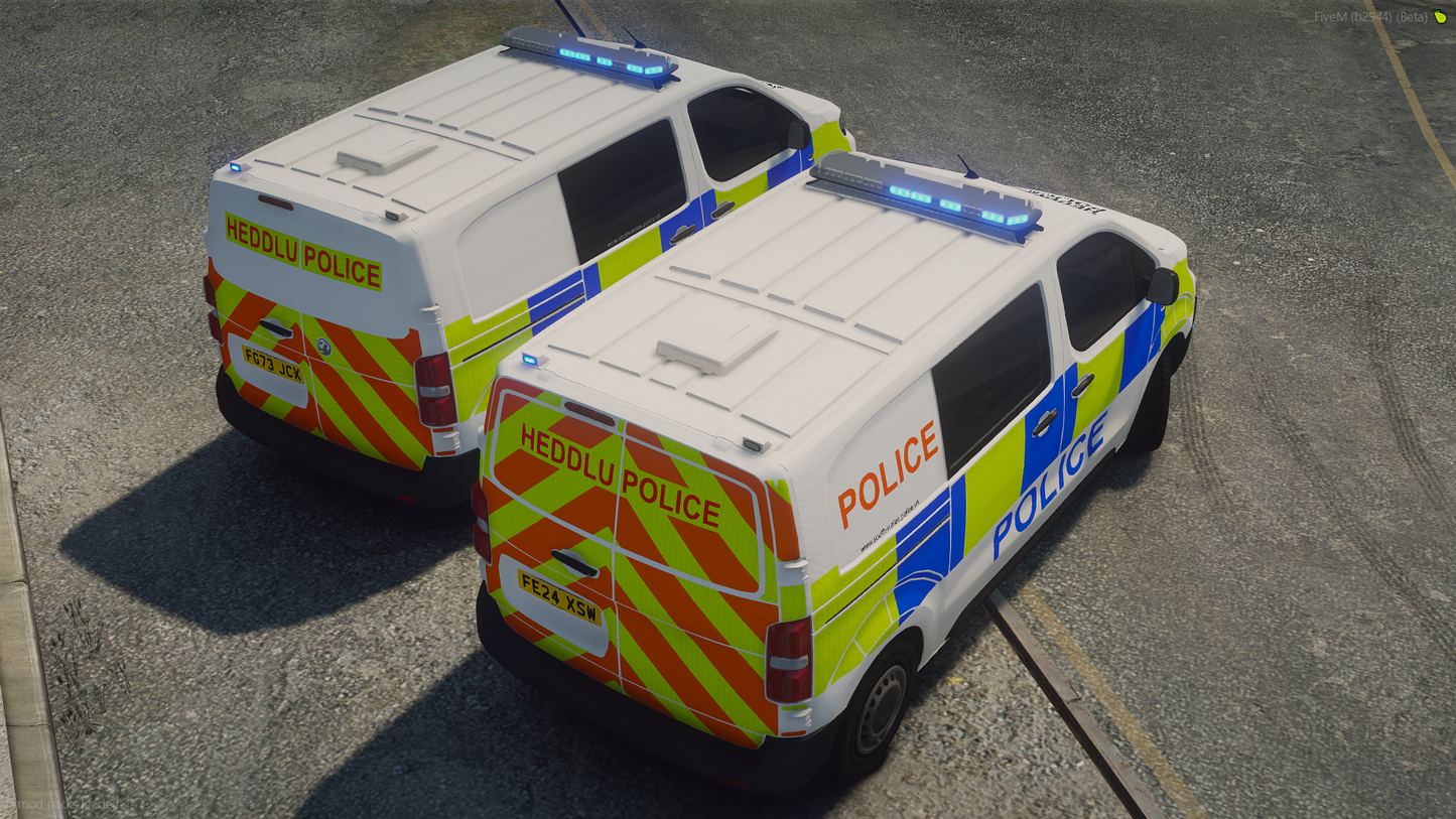 2023 & 2024 South Wales Police Vauxhall Vivaro Pack