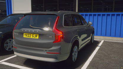 Unmarked Traffic Volvo XC90 2022