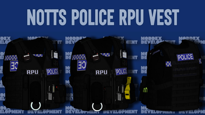 Nottinghamshire Police RPU Vest