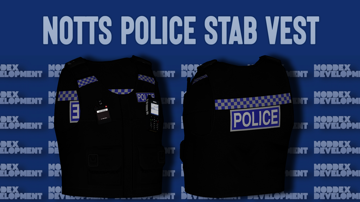 Nottinghamshire Police Stab Vest