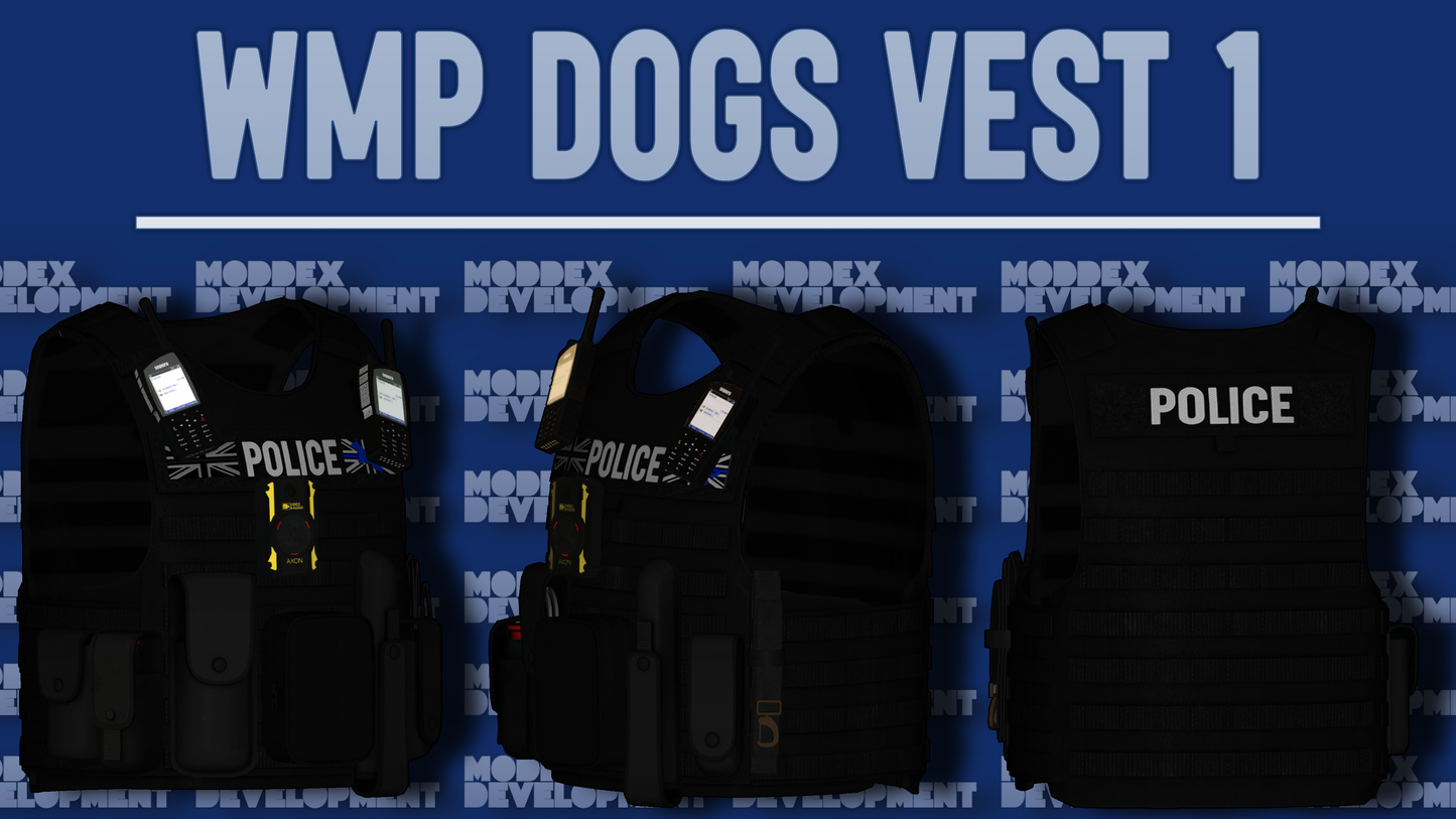 West Midlands Police Dogs Vest 1