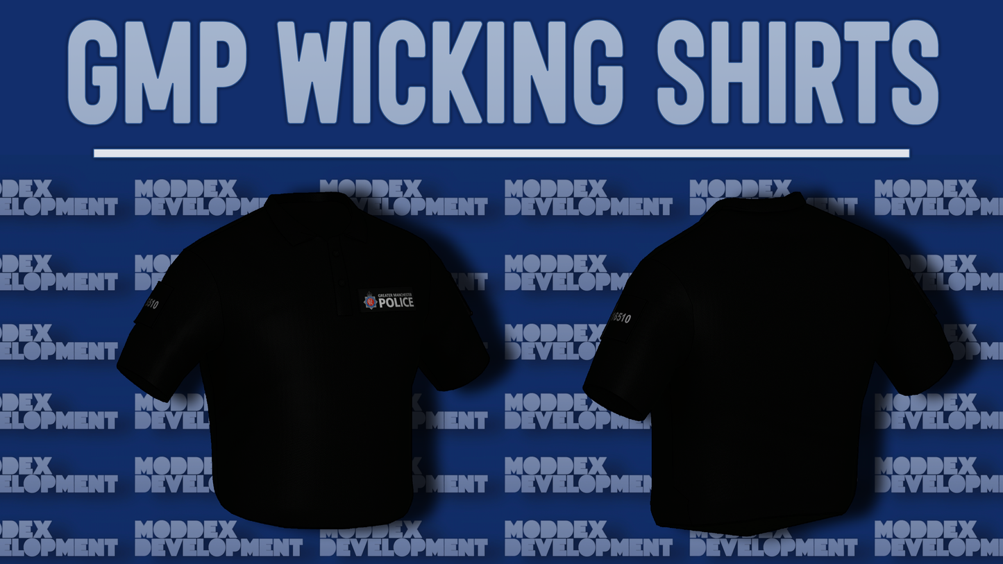 Greater Manchester Wicking Shirts