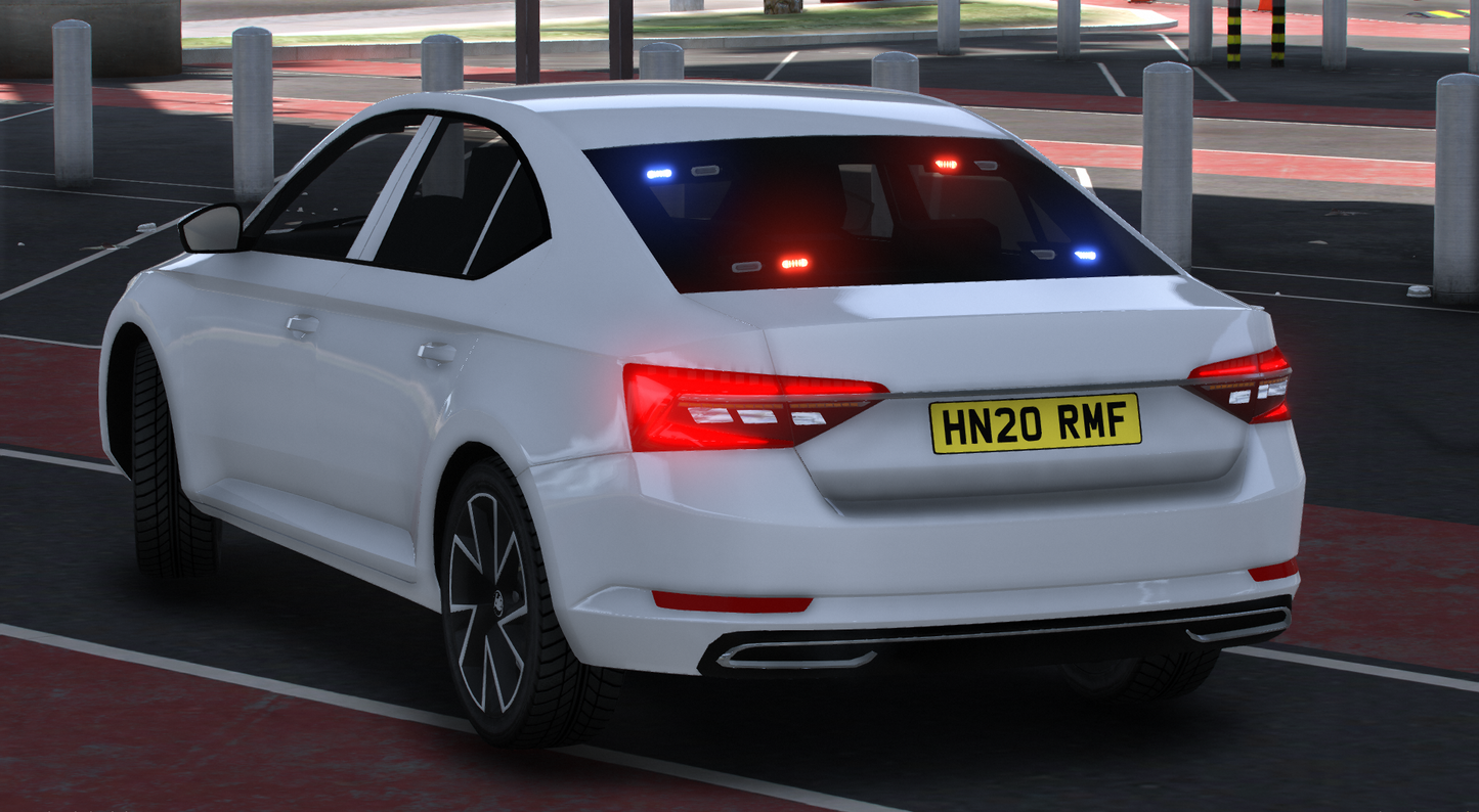 2021 Skoda Superb Sedan Generic Police Pack