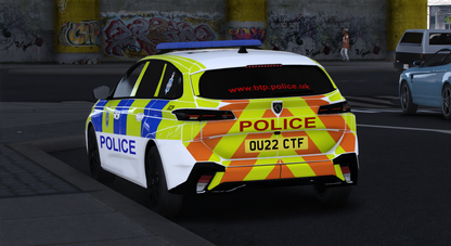 British Transport Police 2022 Peugeot 308 - ELS / NON ELS