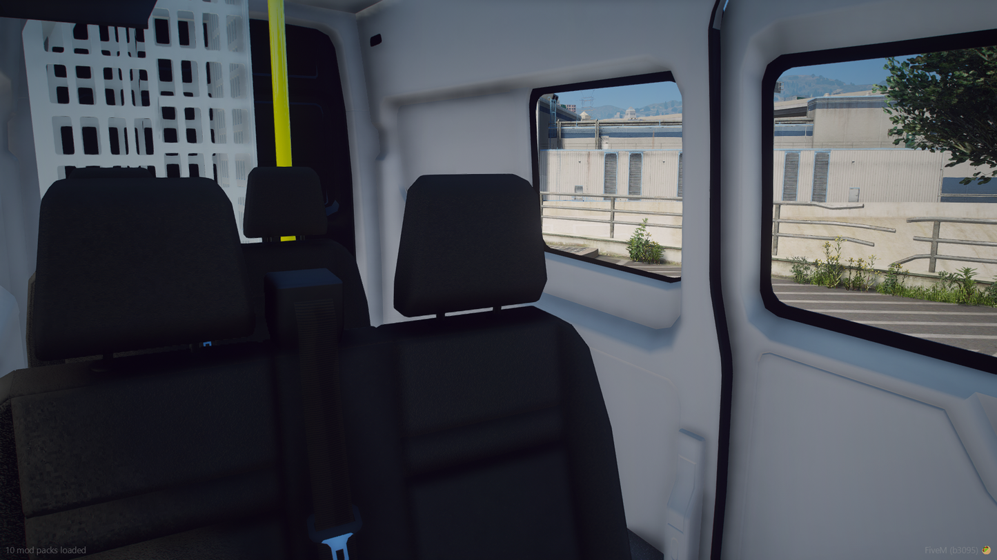 Fictional Marked Ford Transit 2023