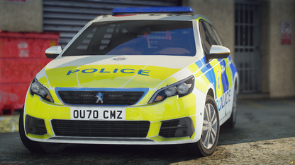 British Transport Police Peugeot 308